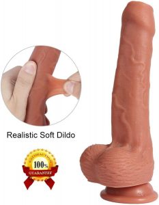 Jinjinlu 10.23 inch Simulation Dick with Strong Suction Cup 